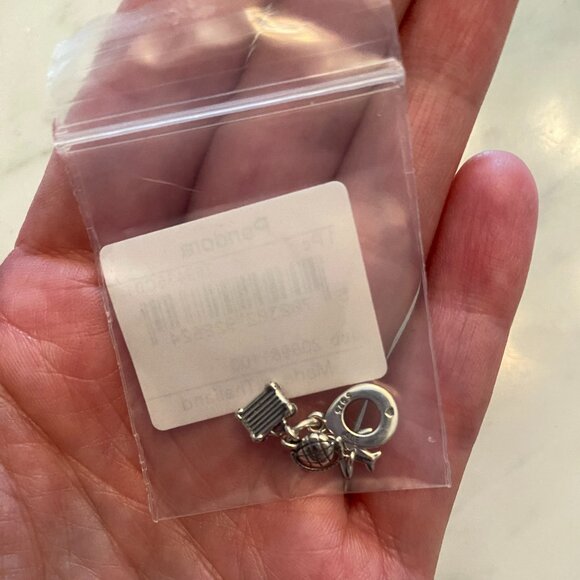 Pandora Bracelet Plus Two Charms (NWT) - Picture 3 of 4